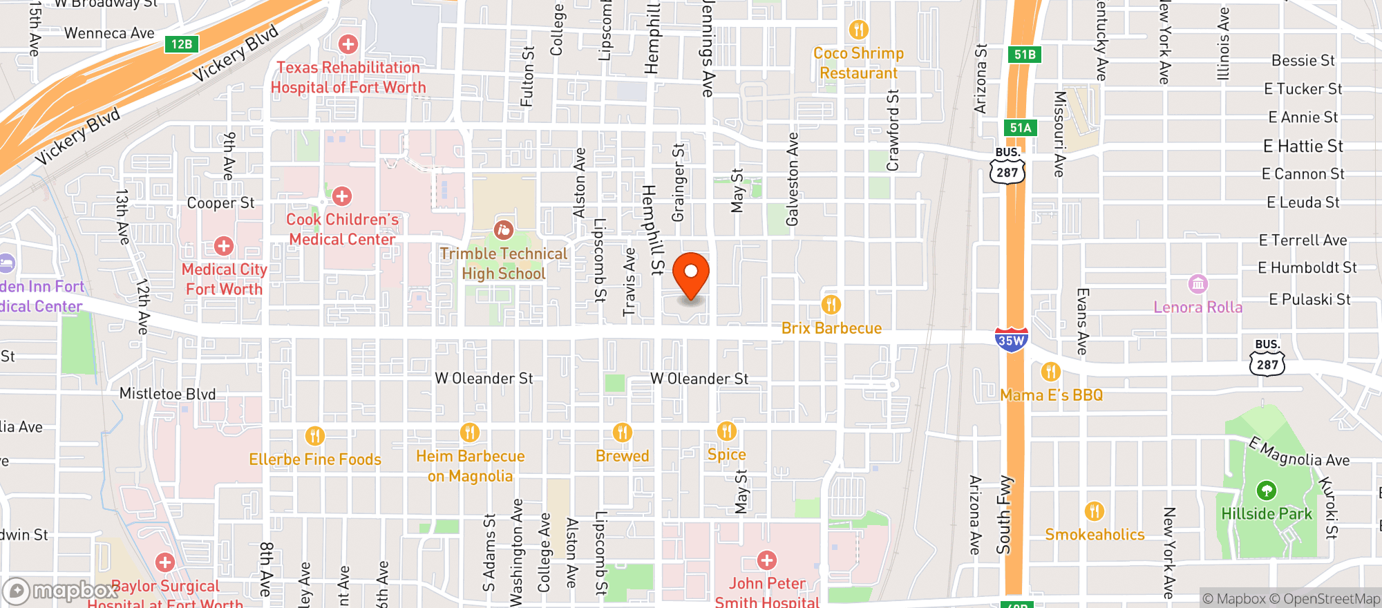Map showing Liquor Lords