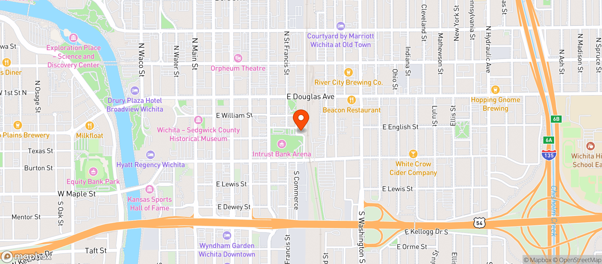 Map showing Tor Brewing