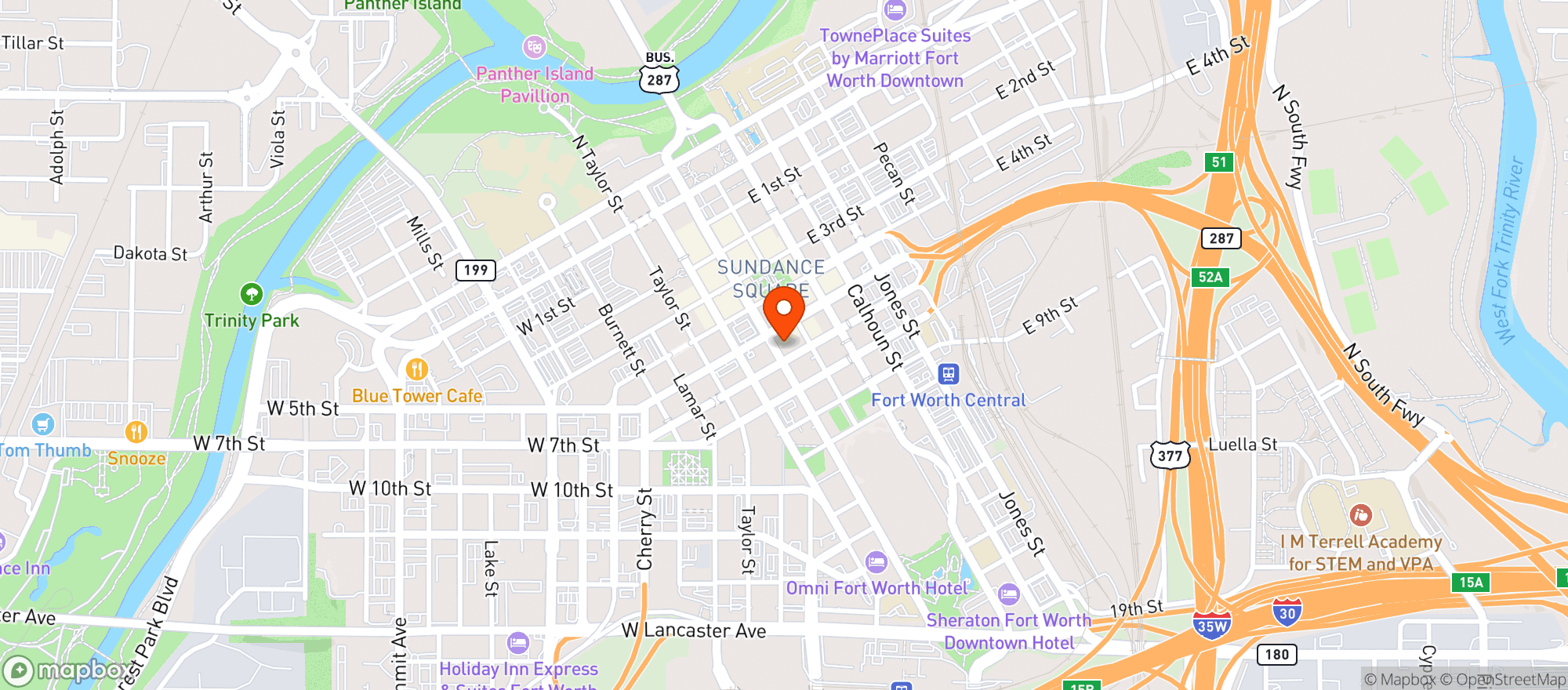 Map showing Durty Murphys