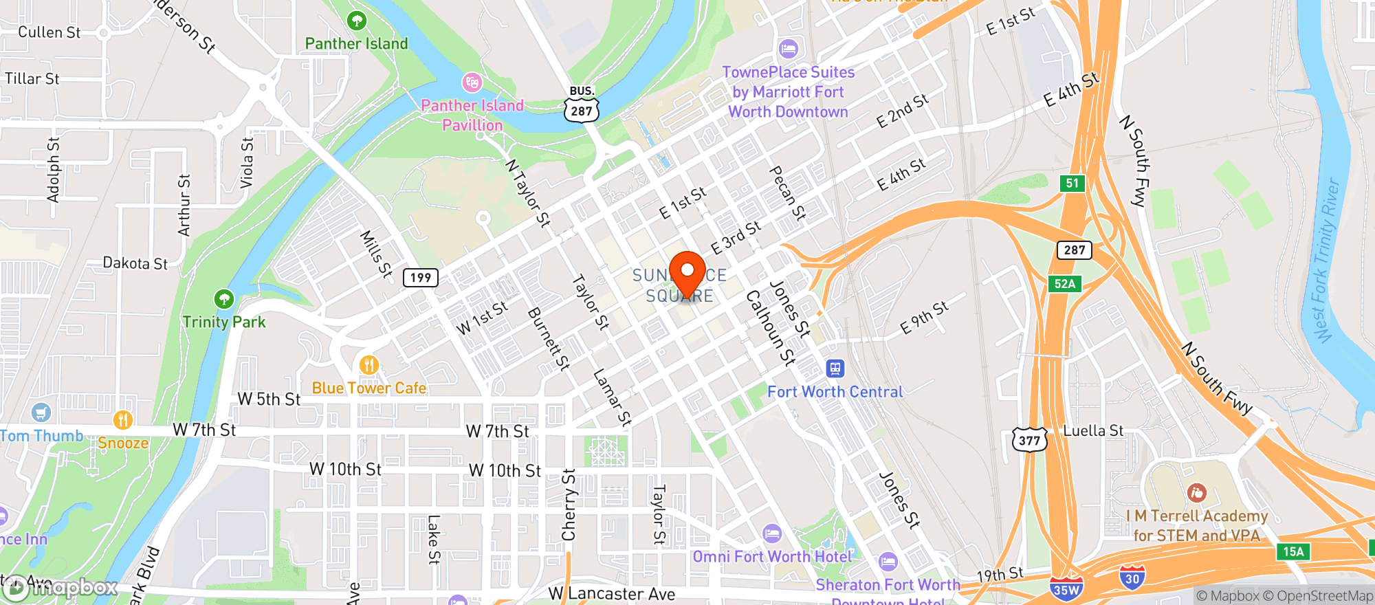 Map showing Wicked Butcher
