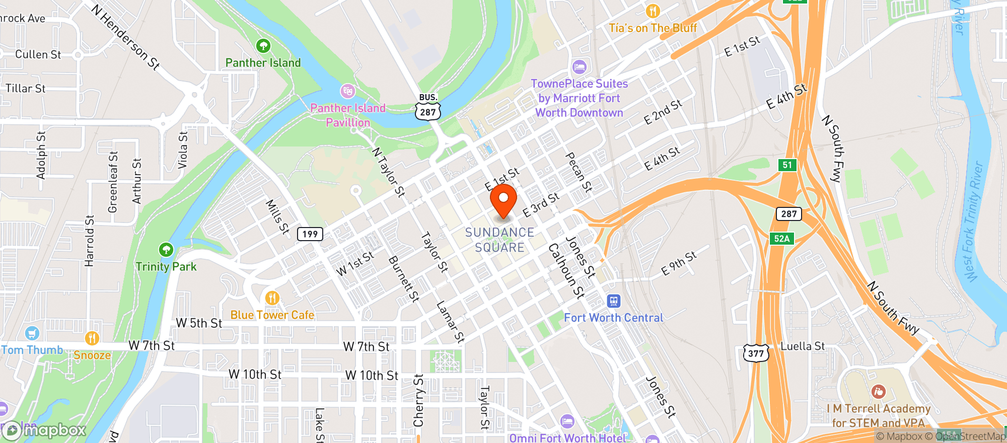Map showing Flying Saucer Draught Emporium
