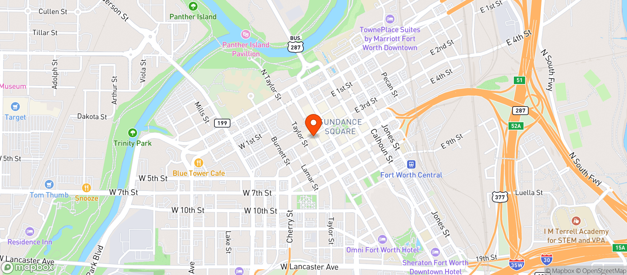 Map showing P F Changs China Bistro #9972