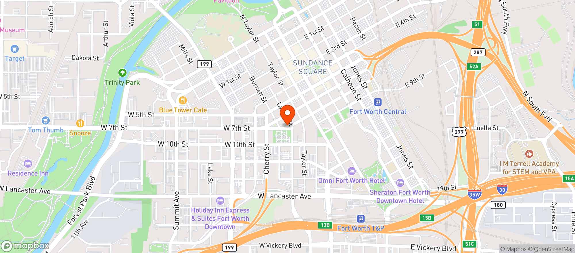 Map showing 61 Osteria