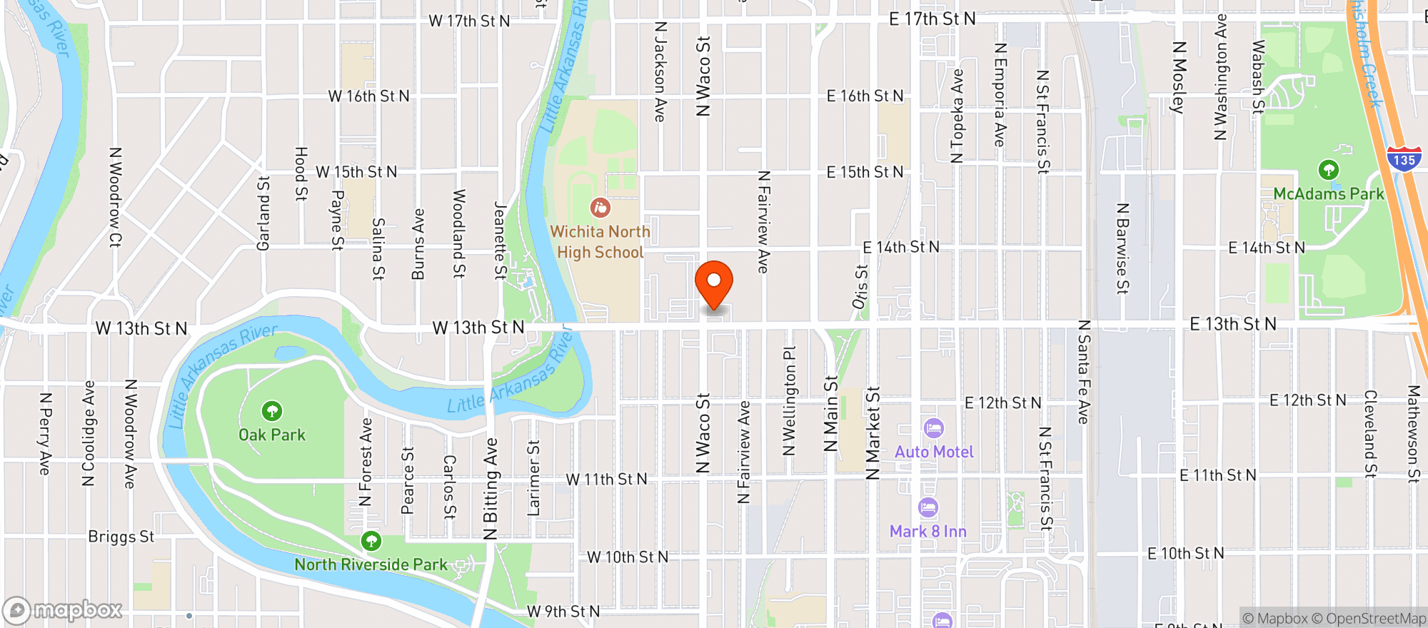 Map showing Davis Liquor Outlet