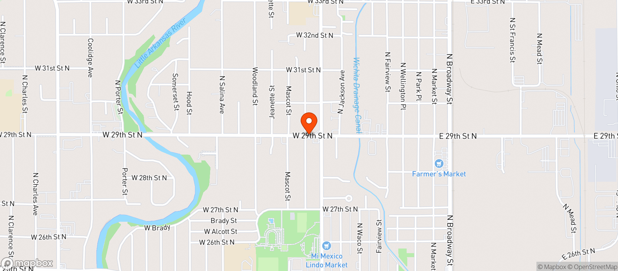 Map showing Platt Liquor