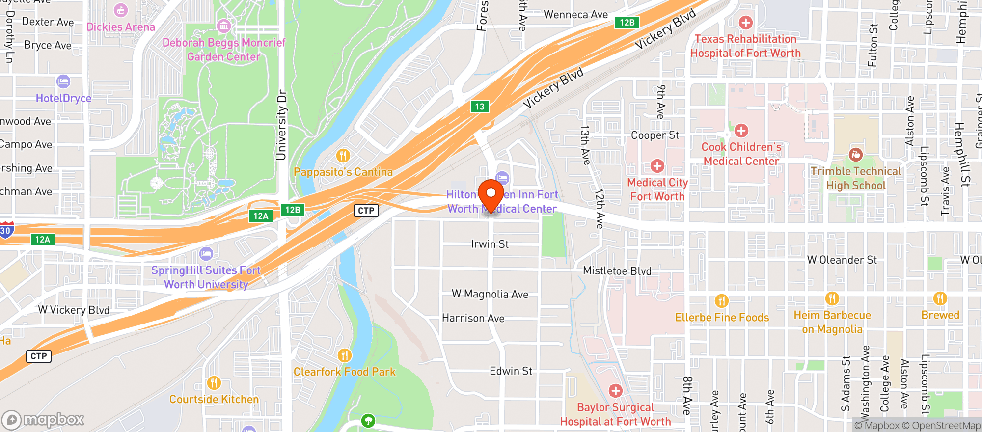 Map showing Mr Jakes Food Mart