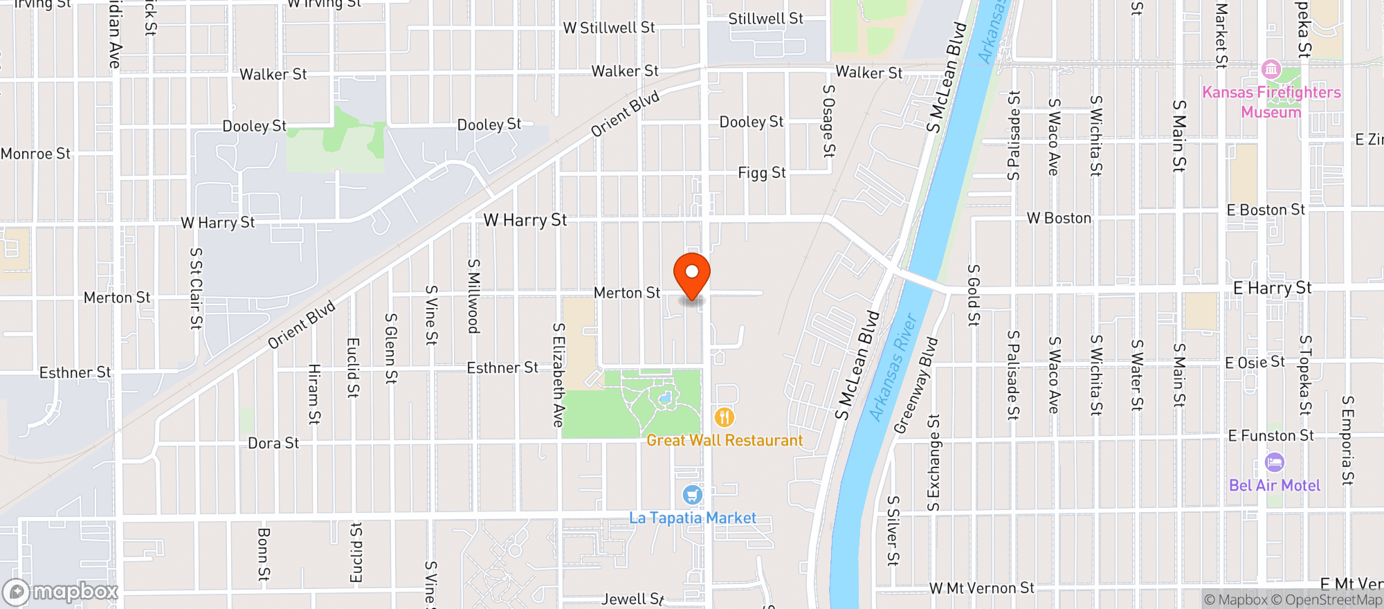 Map showing Smoke Street Cbd