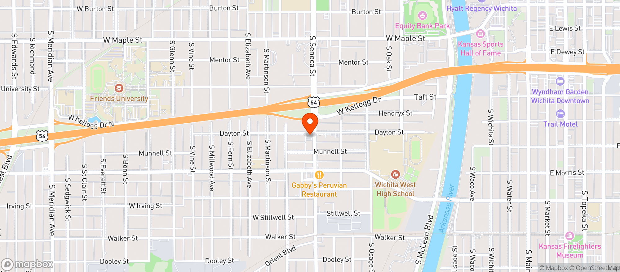Map showing Whiskey Dicks