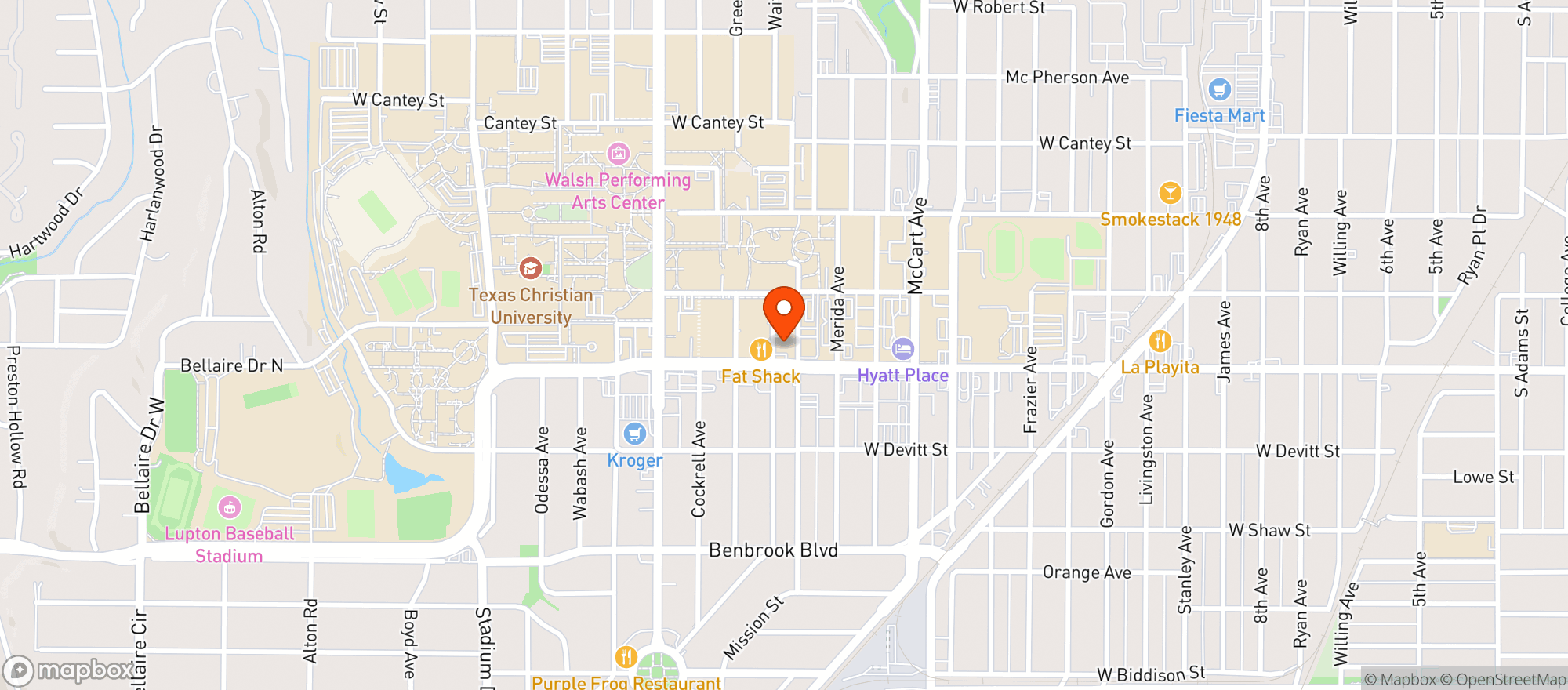 Map showing King's Liquor - Berry
