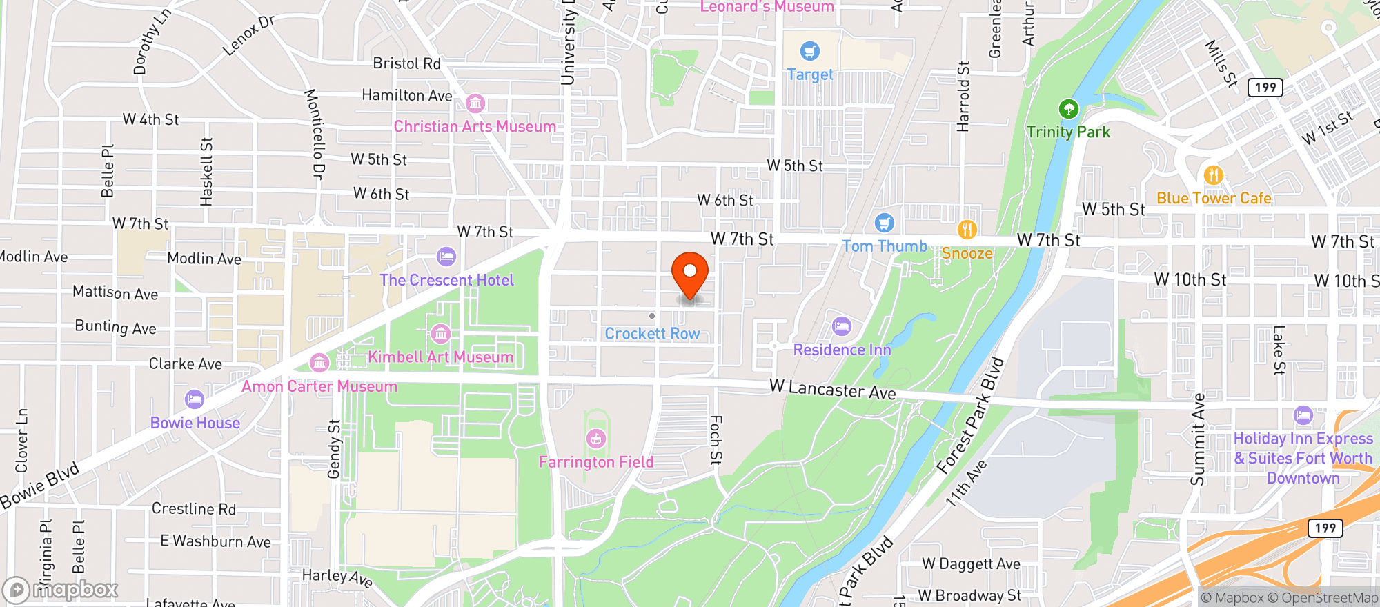 Map showing Kung Fu Saloon #srs