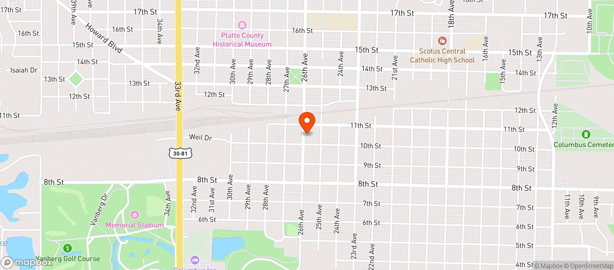 Map showing Avenue Bar
