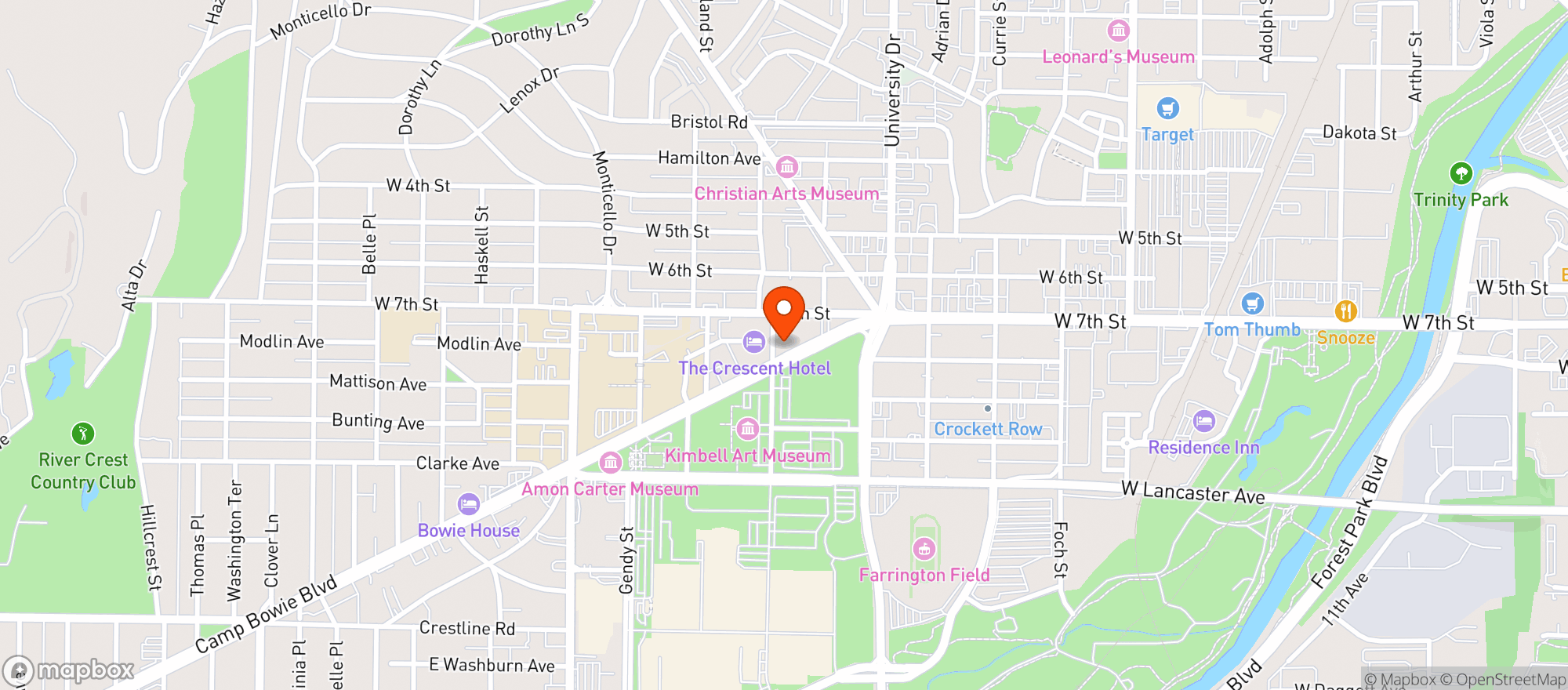Map showing The Chumley House