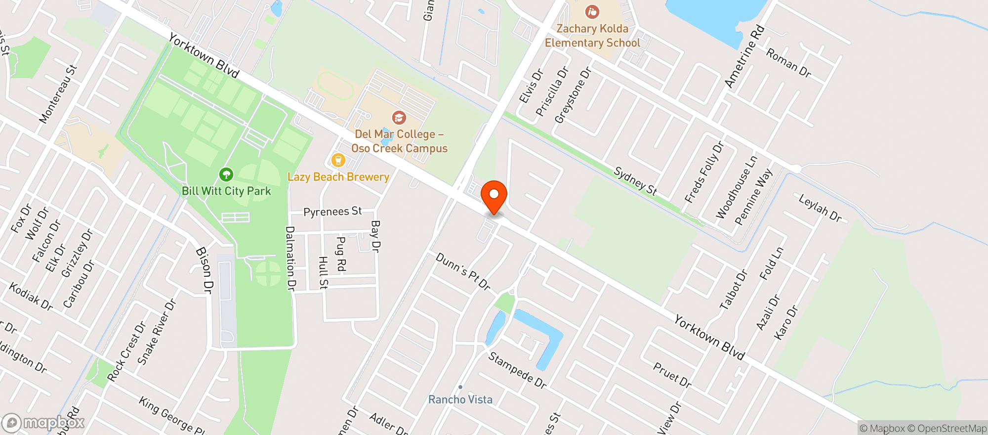 Map showing Spec's Wine, Spirits & Finer Foods
