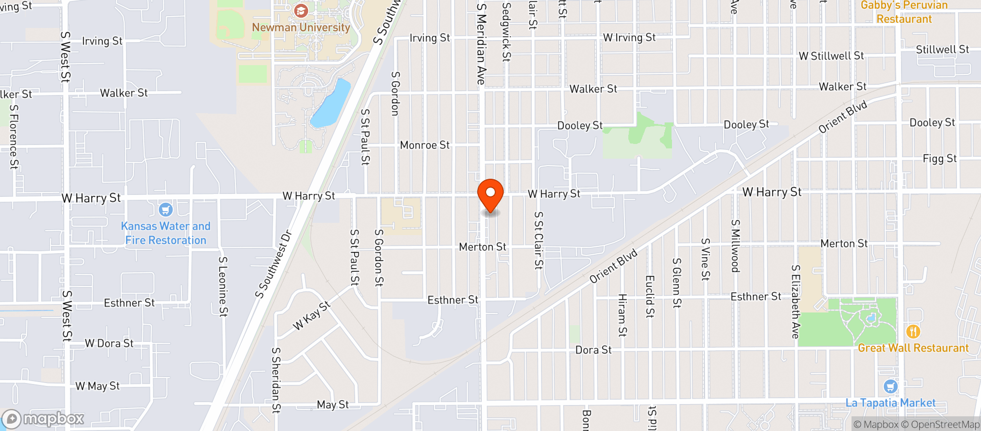 Map showing White Lightning Liquor