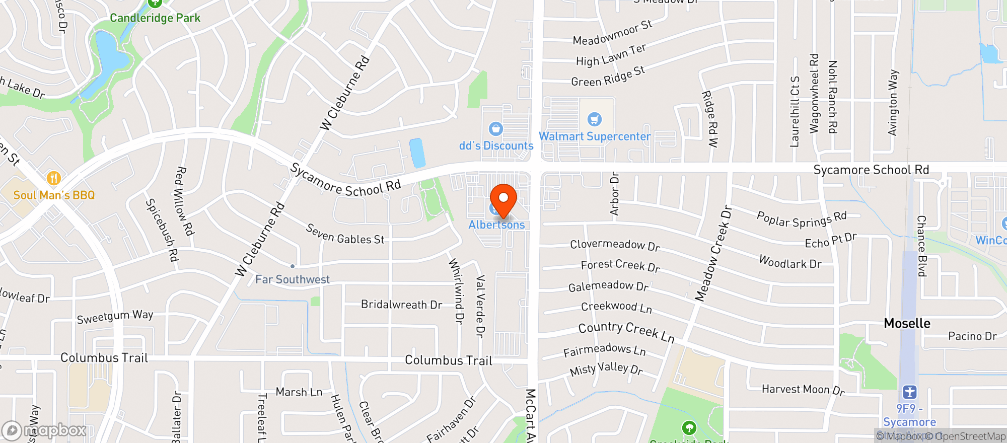 Map showing Let S Go Liquor #1