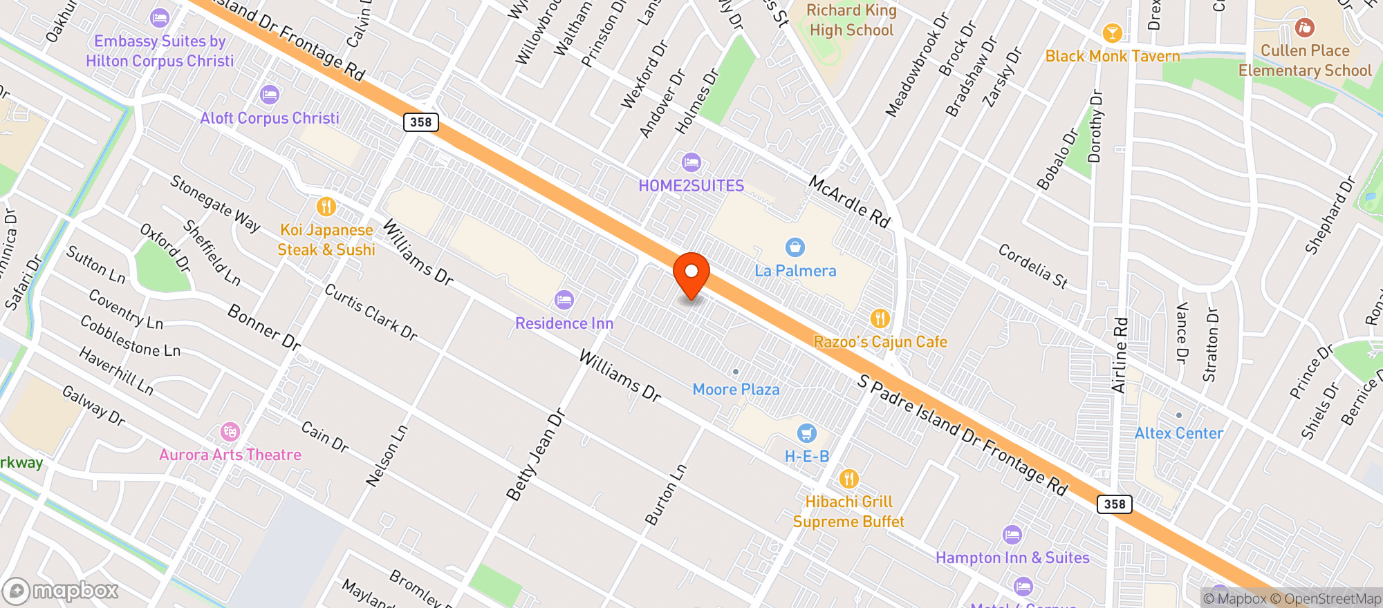 Map showing Total Wine & More