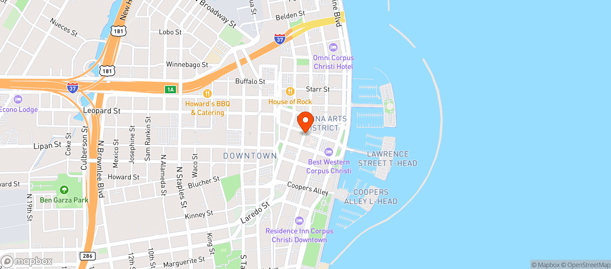 Map showing RETROCADE