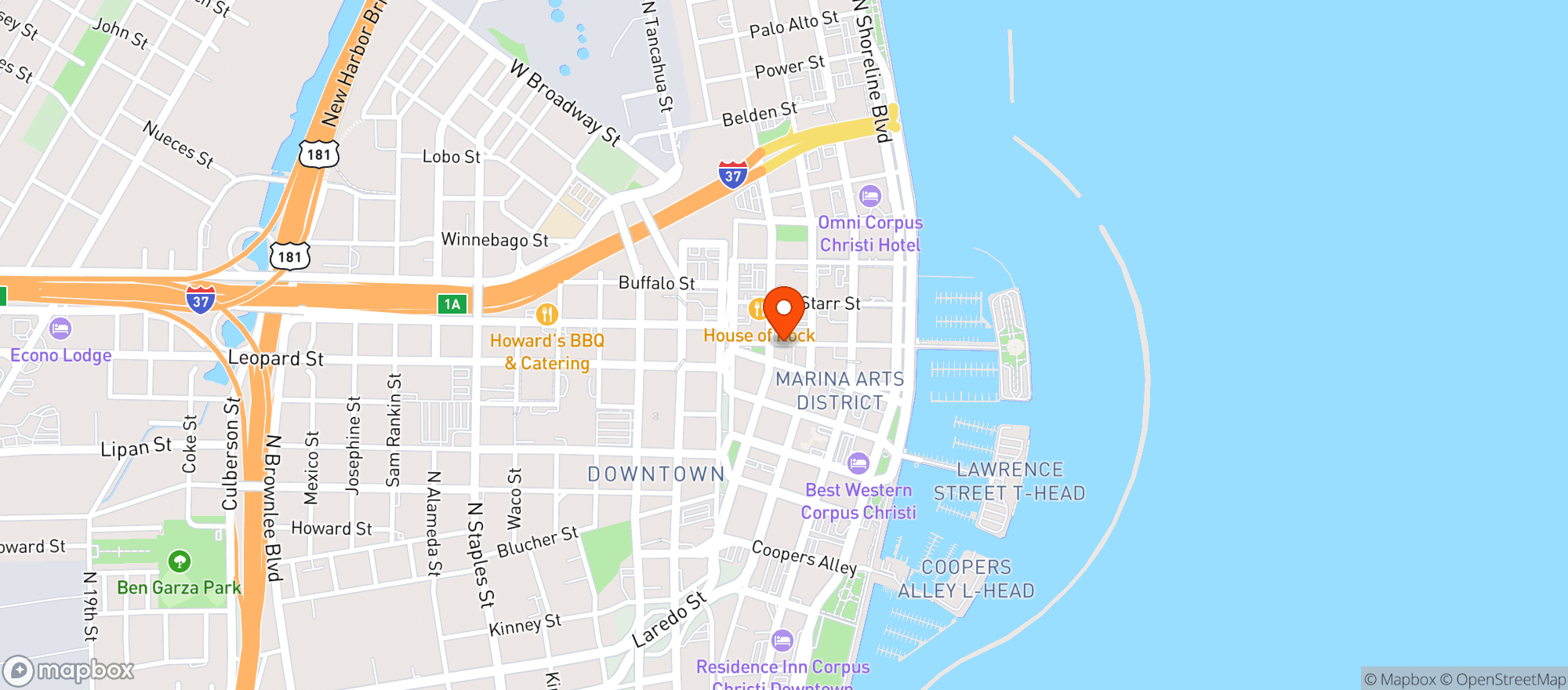 Map showing Produce Gallery