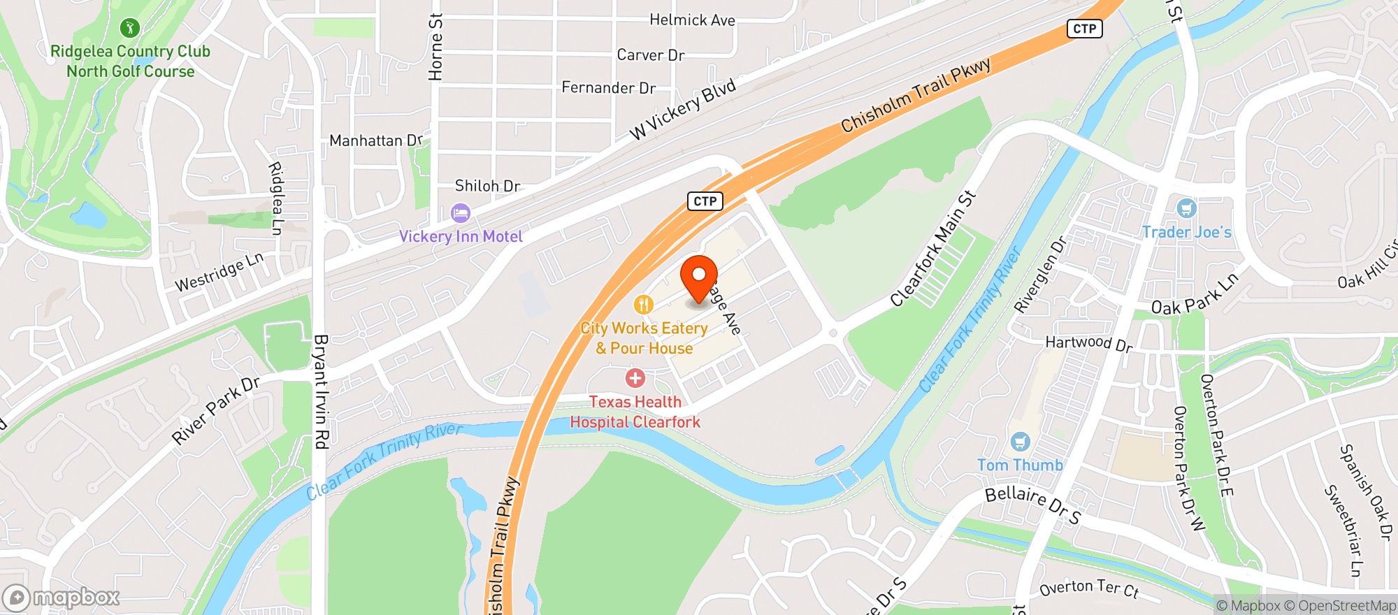 Map showing B&b Butchers & Restaurant