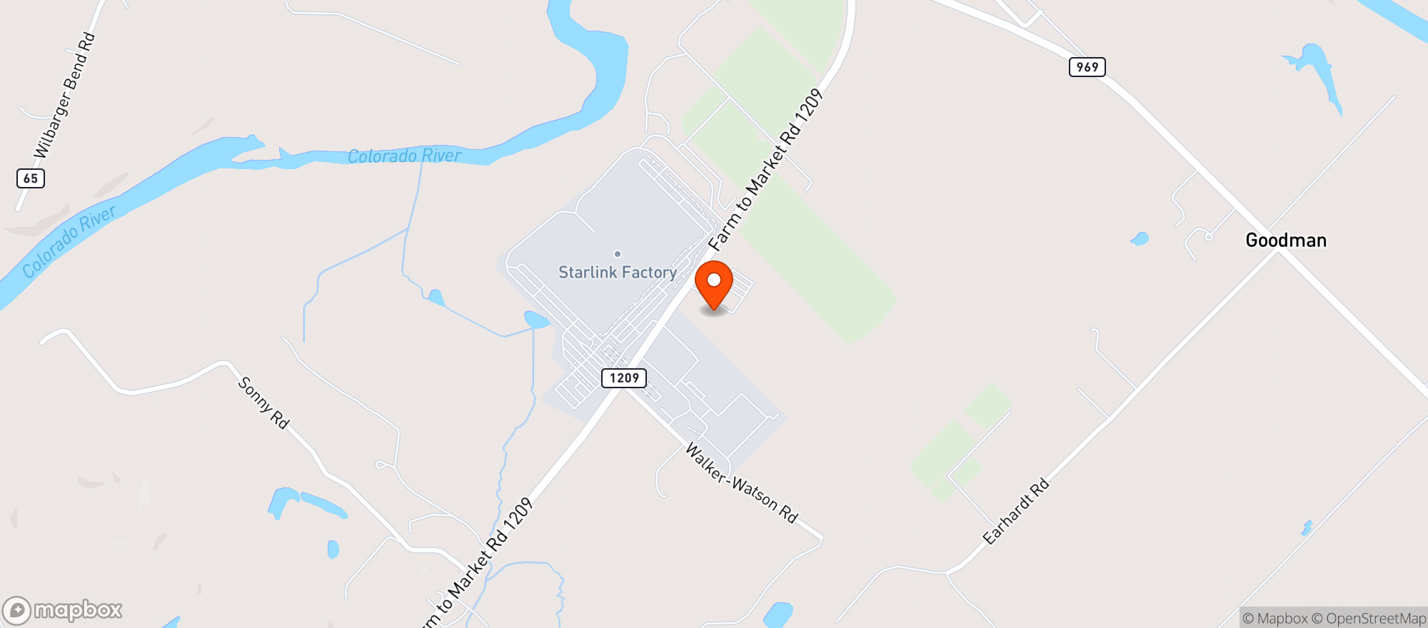 Map showing Boring Bodega