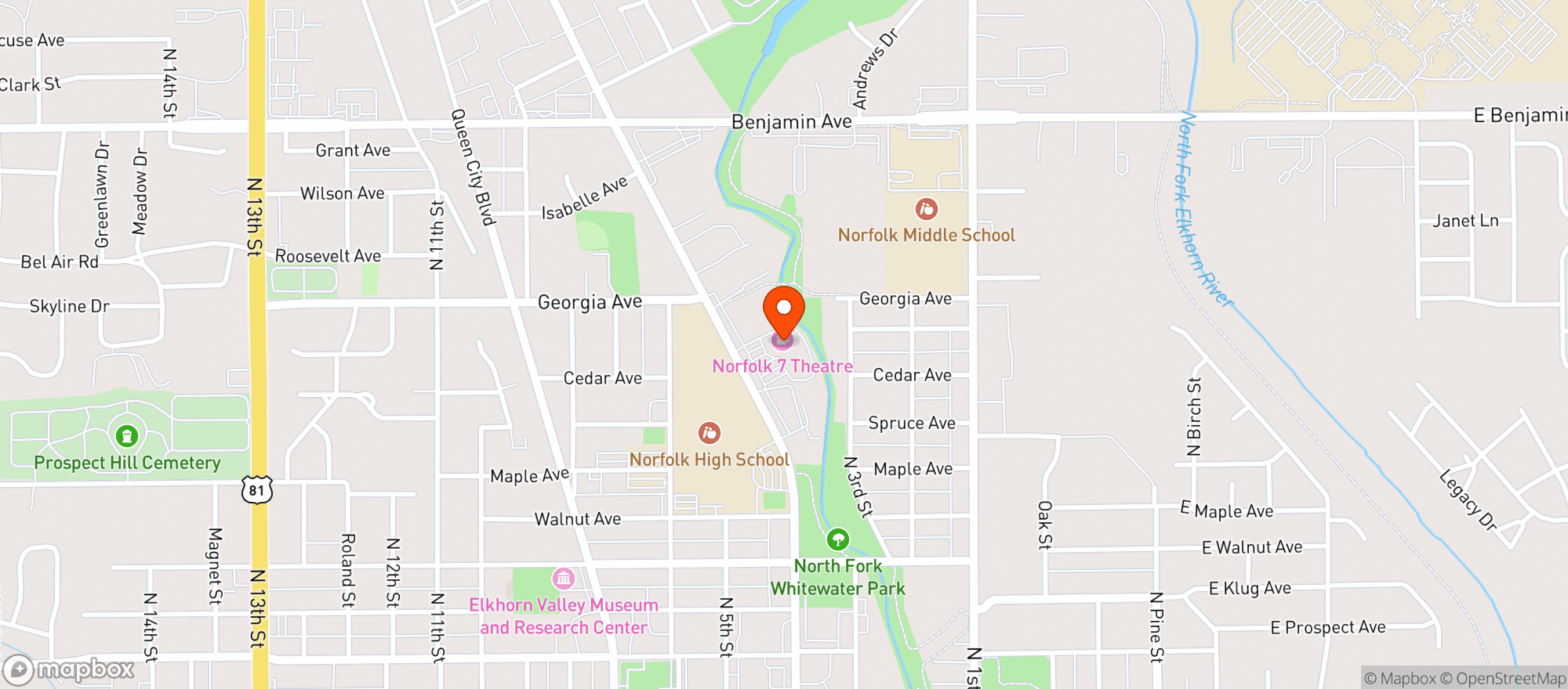 Map showing King S Lanes