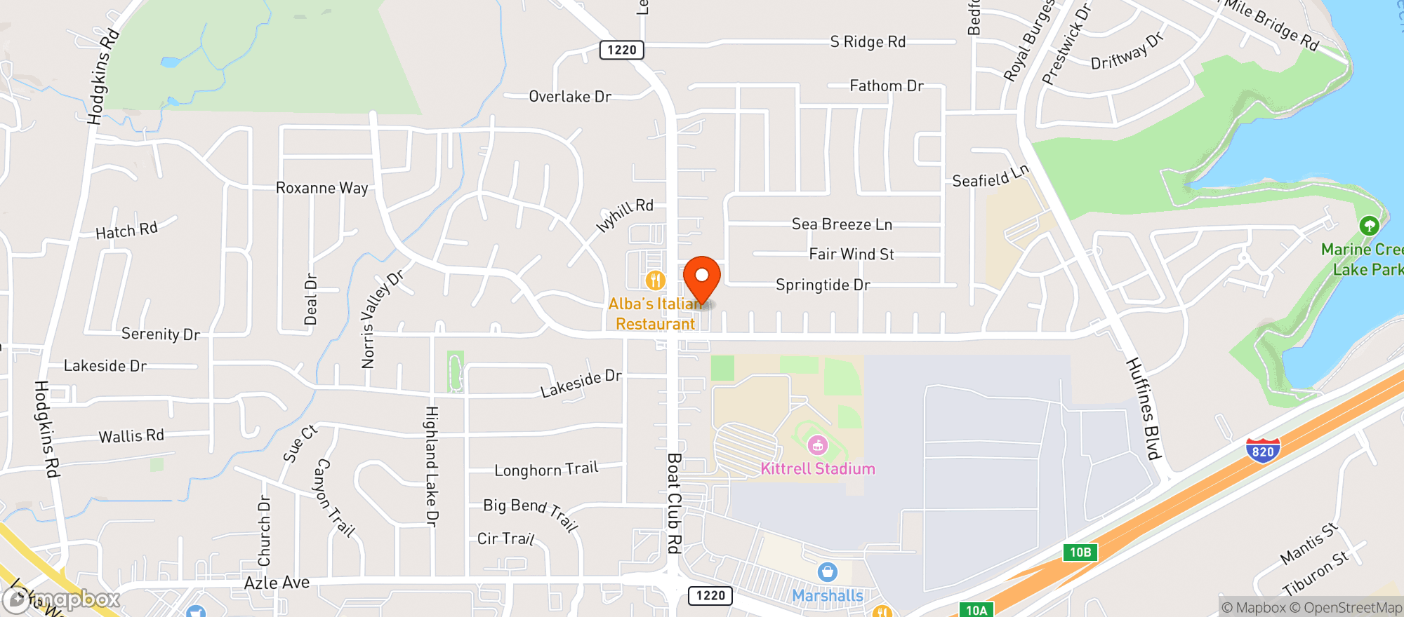 Map showing CBD Kratom Plus