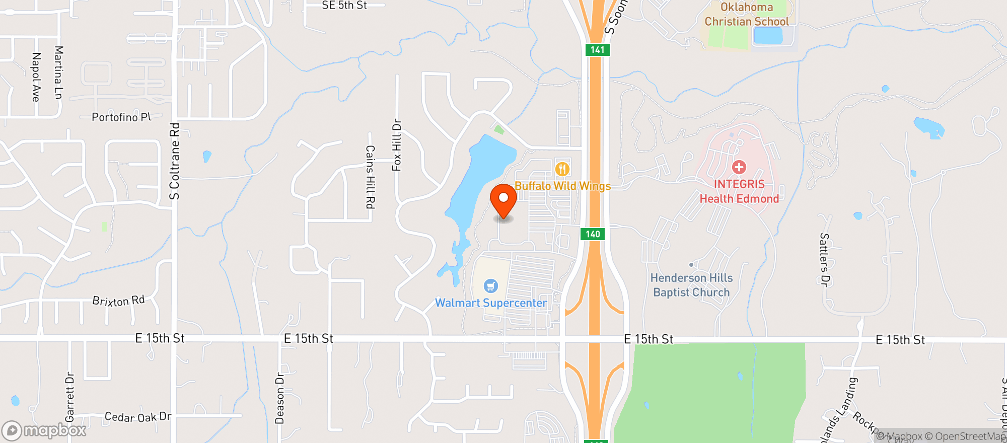 Map showing Sams Club #6267