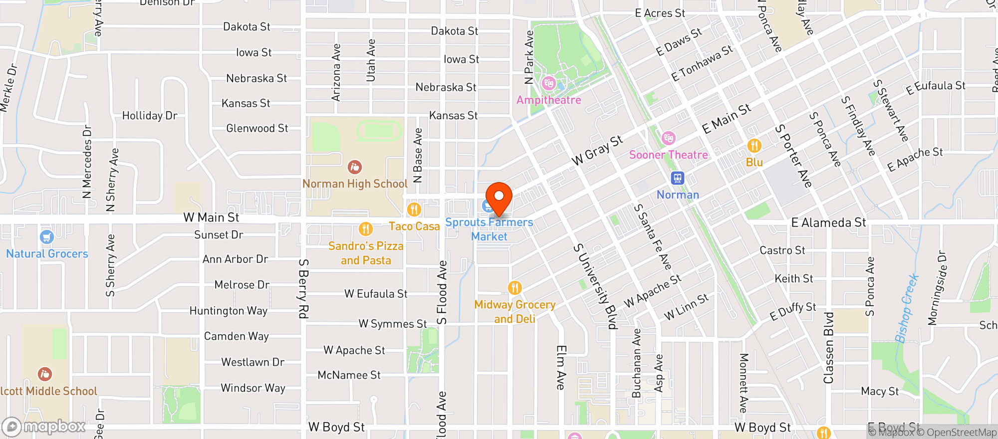 Map showing Cellar Wine & Spirits