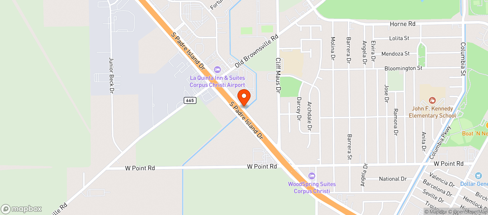Map showing WENCAR, INC