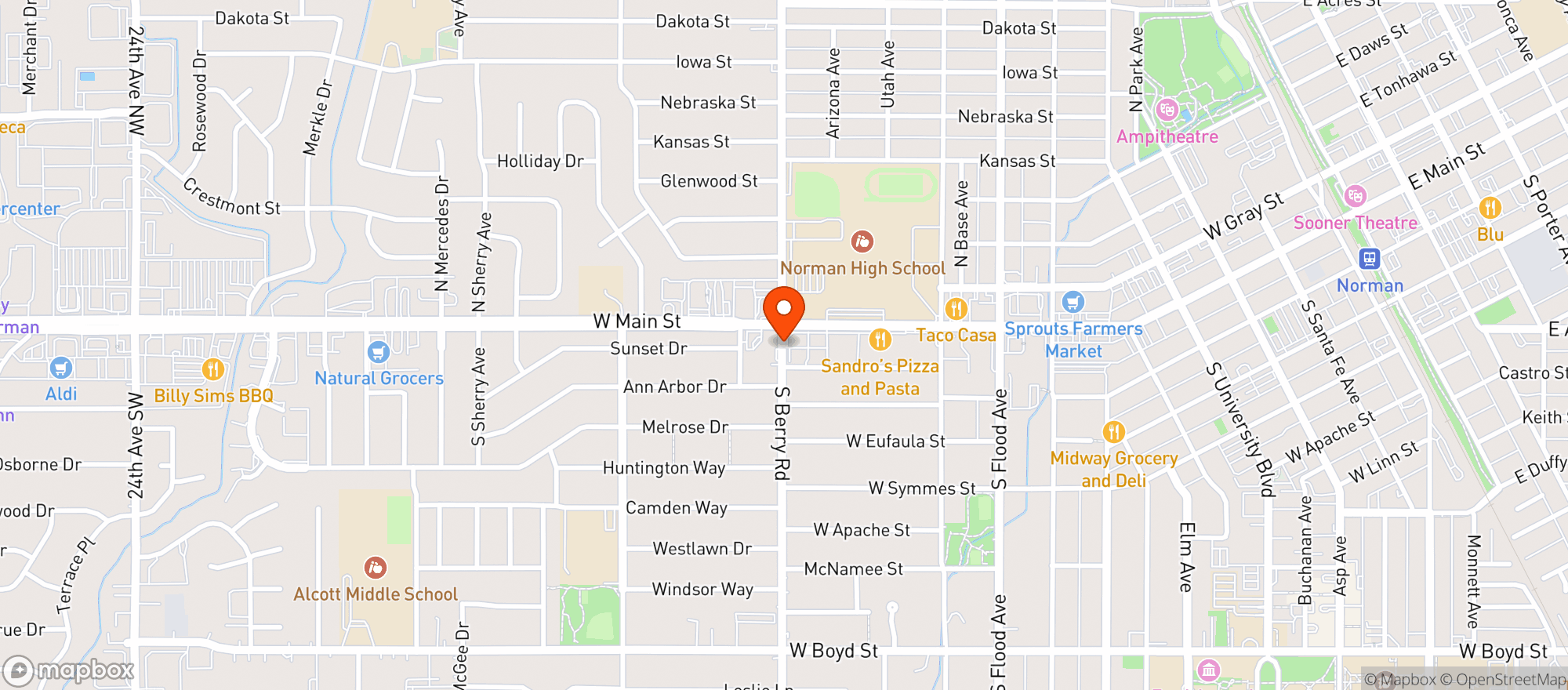 Map showing Spirit Shop