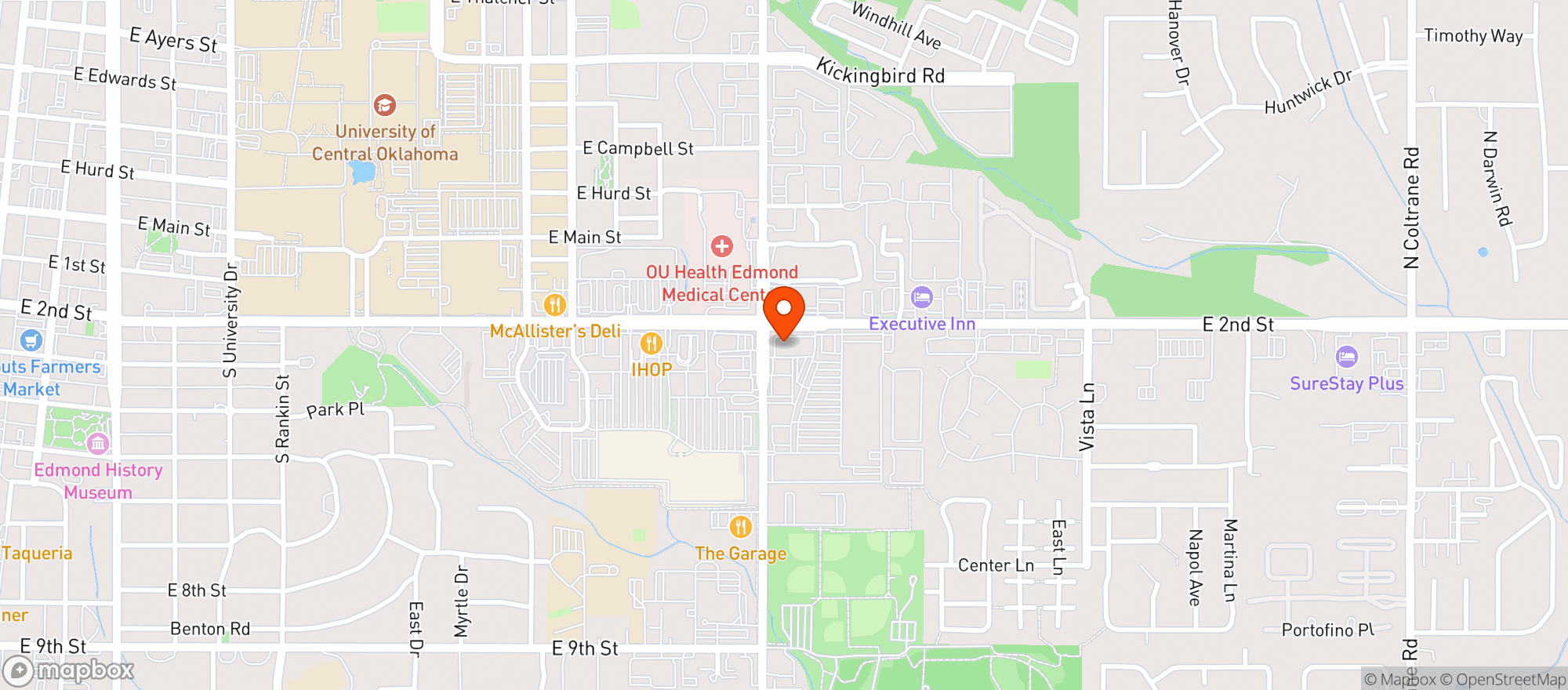 Map showing Gnc - 3830 - Bryant Square