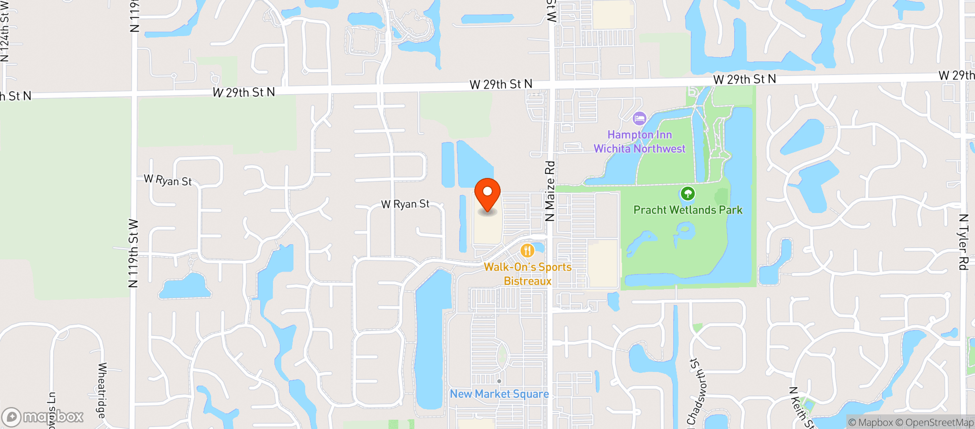 Map showing Target