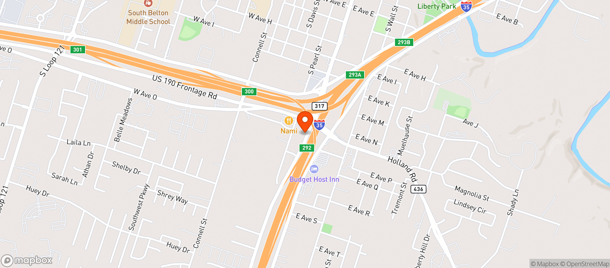 Map showing Nami I