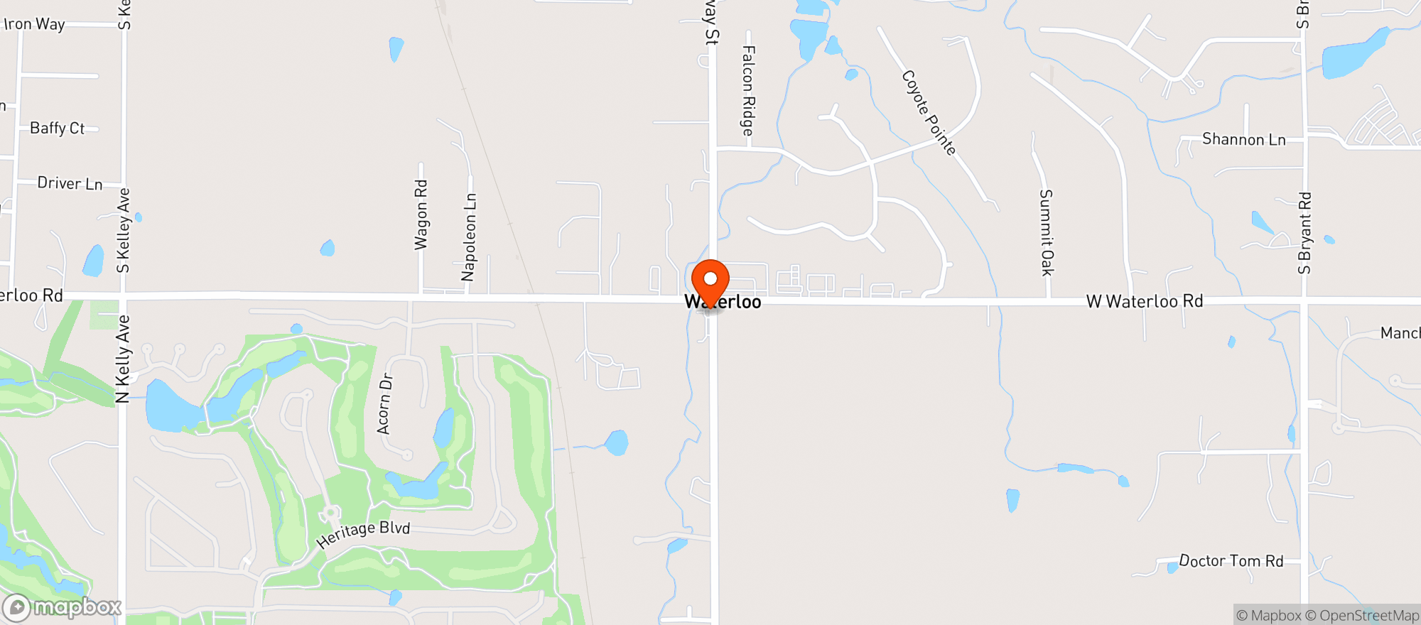 Map showing Four Leaf Wine And Spirits