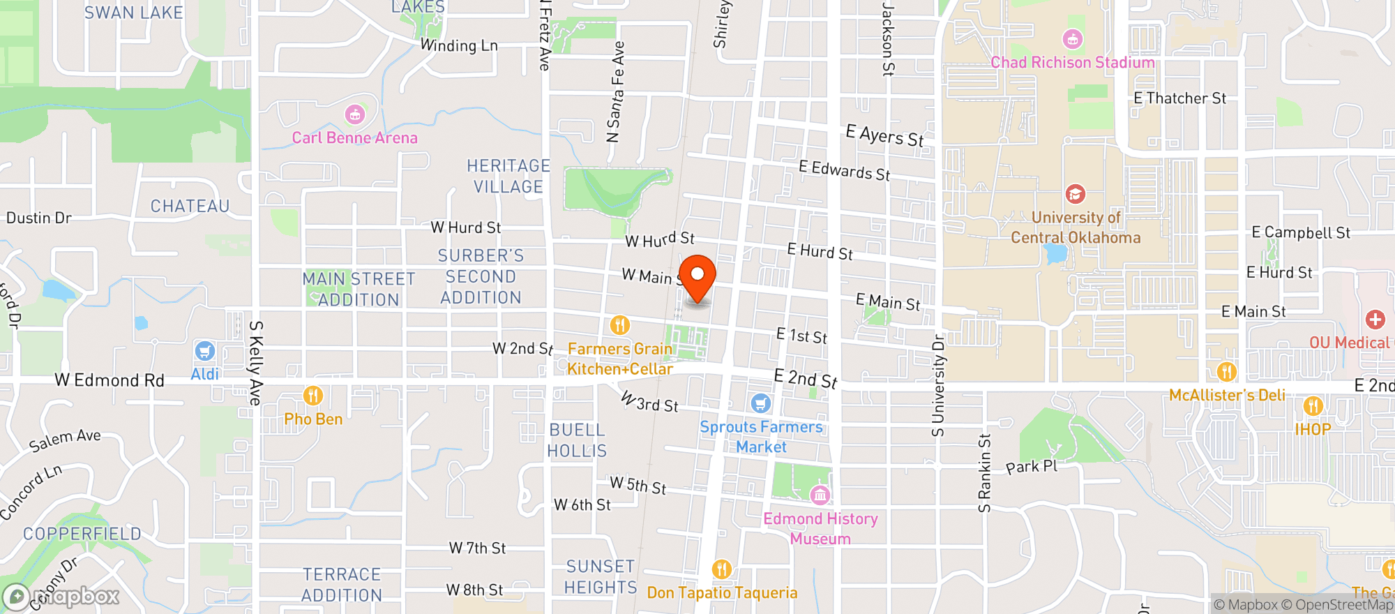 Map showing La Loba Cantina