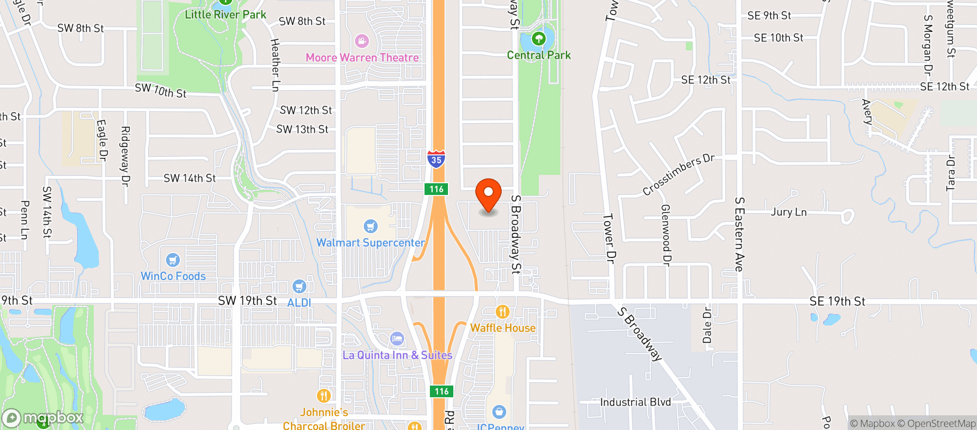 Map showing Sams Club #6779