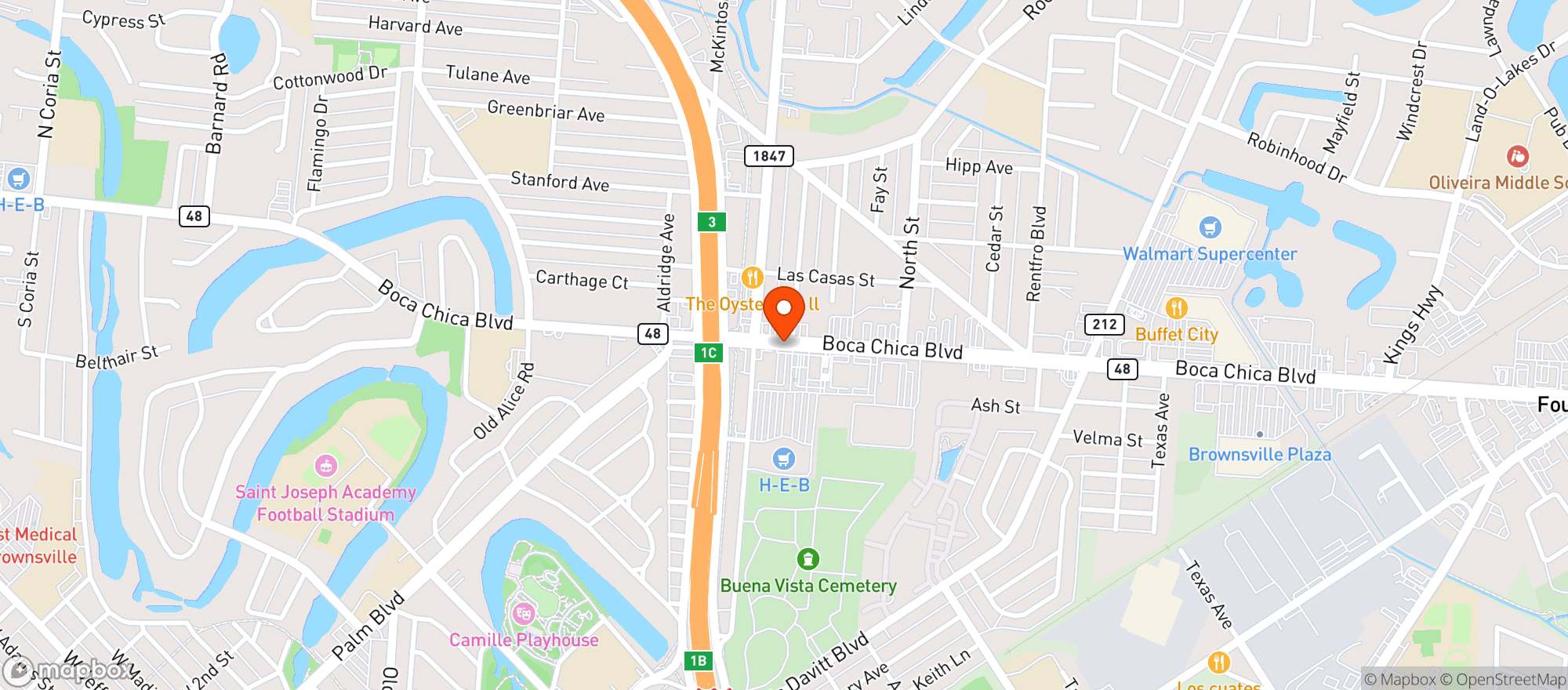 Map showing Specs Wine Spirits & Finer Foods