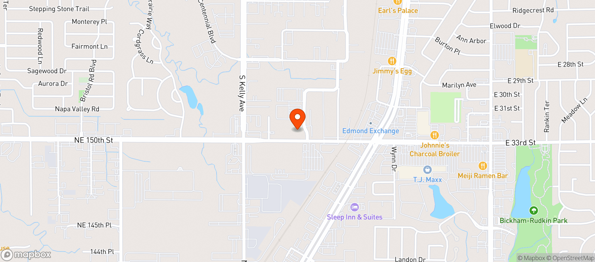 Map showing Zach Benear