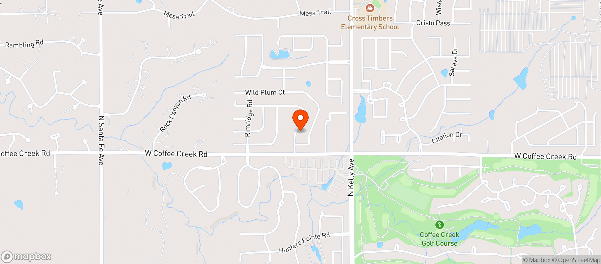 Map showing Wilder Coffee Supply