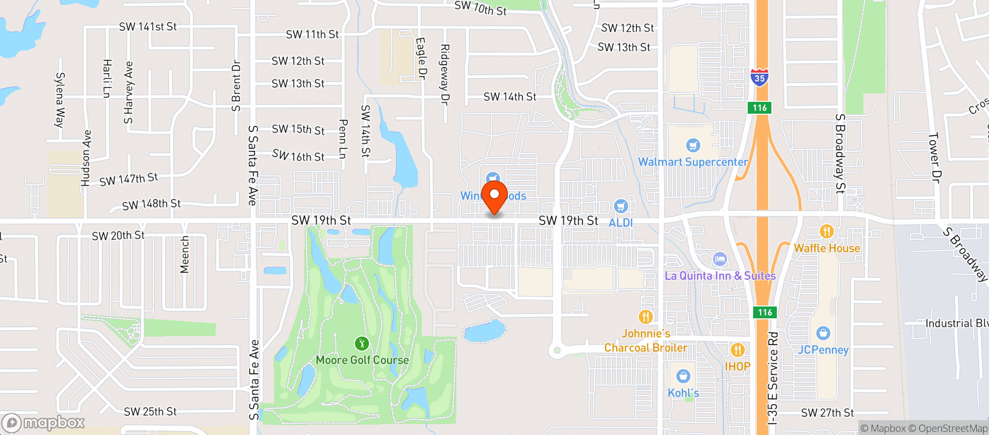 Map showing Winco Foods