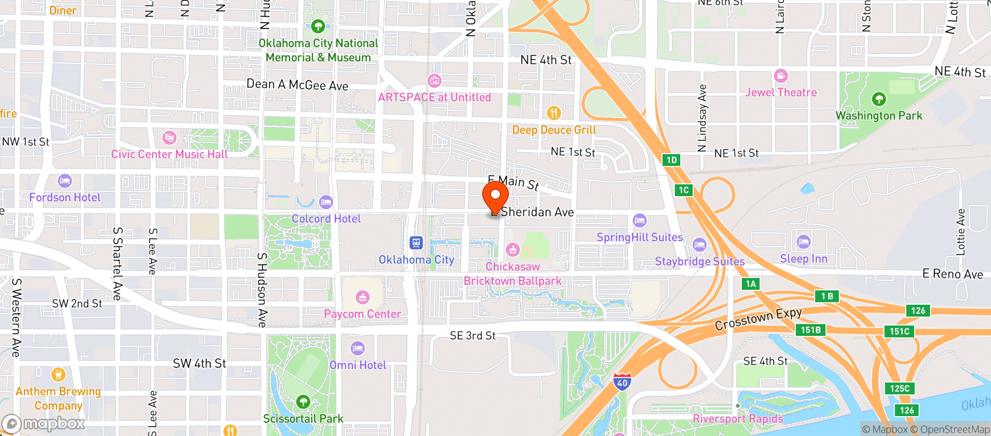 Map showing Old Spaghetti Factory #46