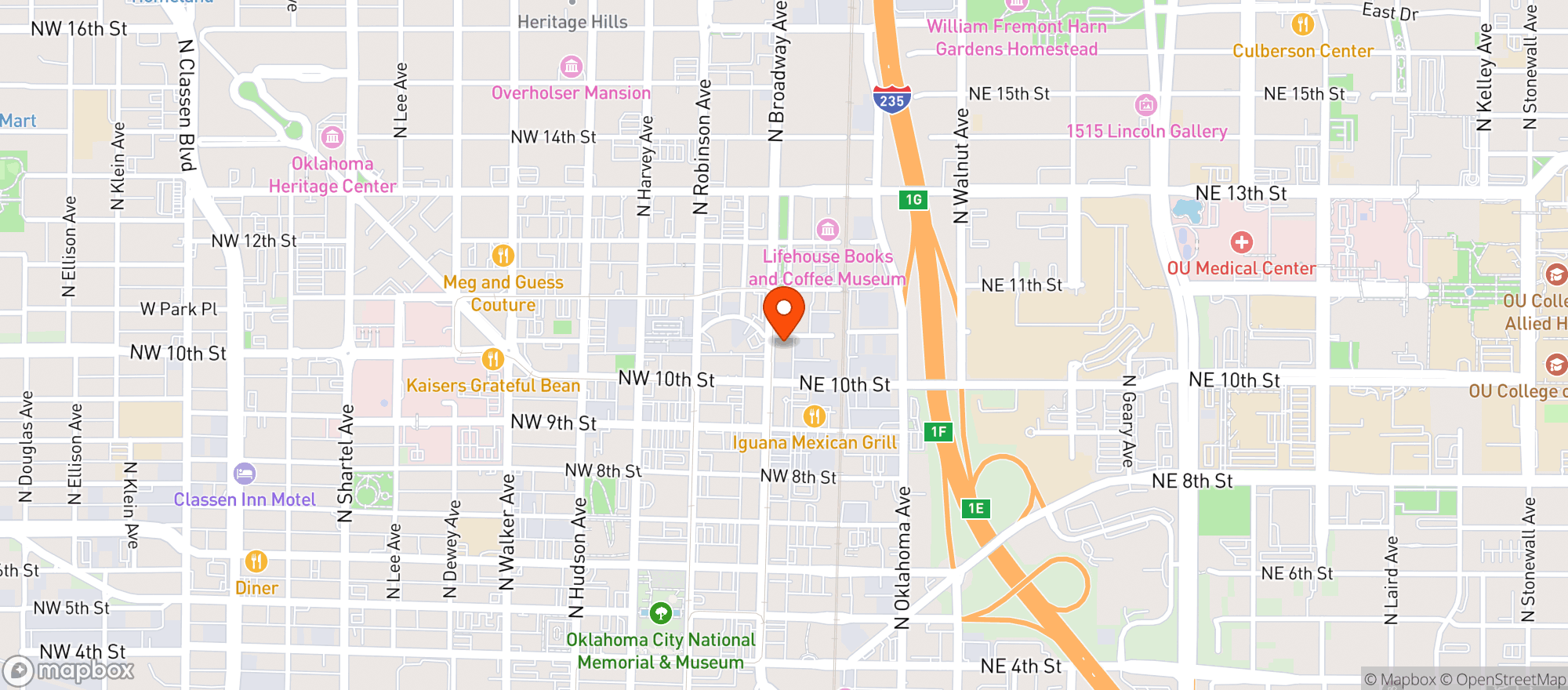 Map showing Shots On Rocks