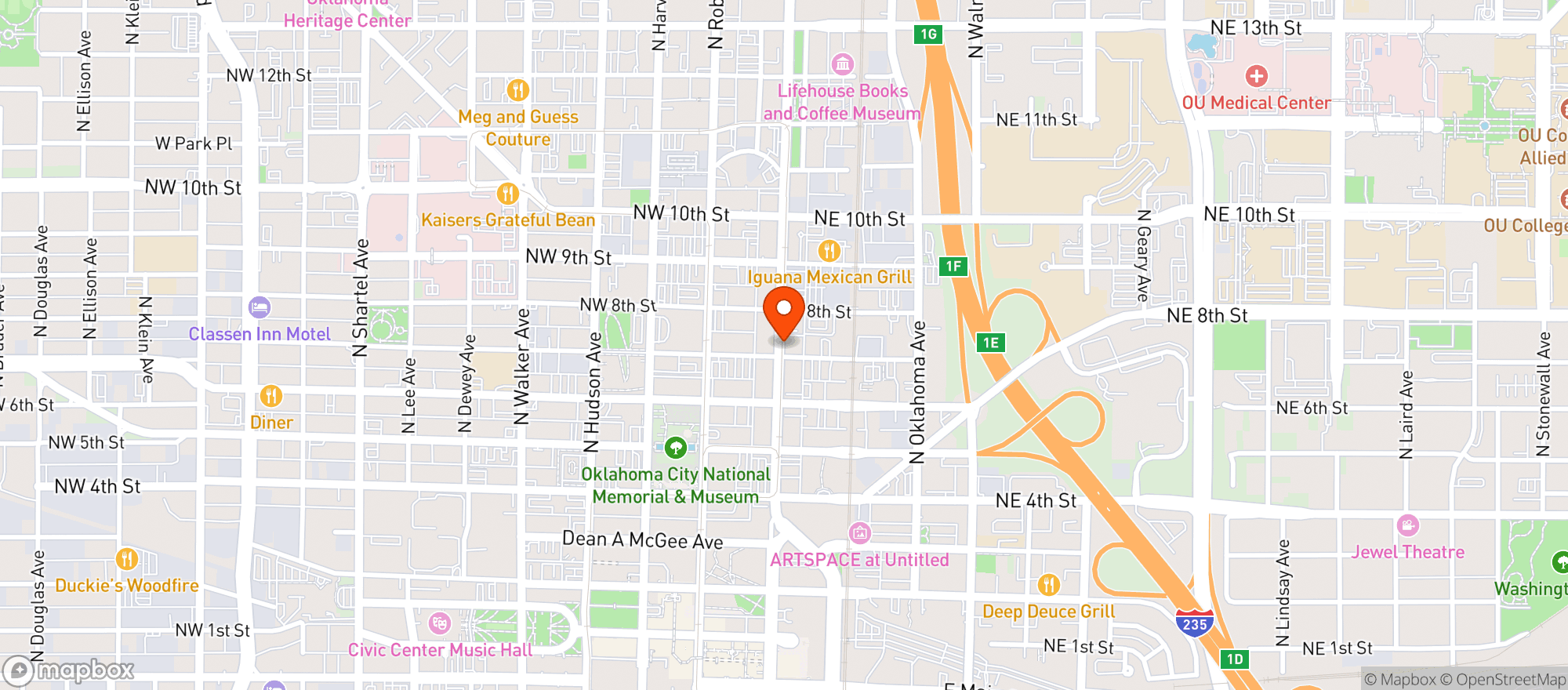 Map showing Skydance Brewing Co.