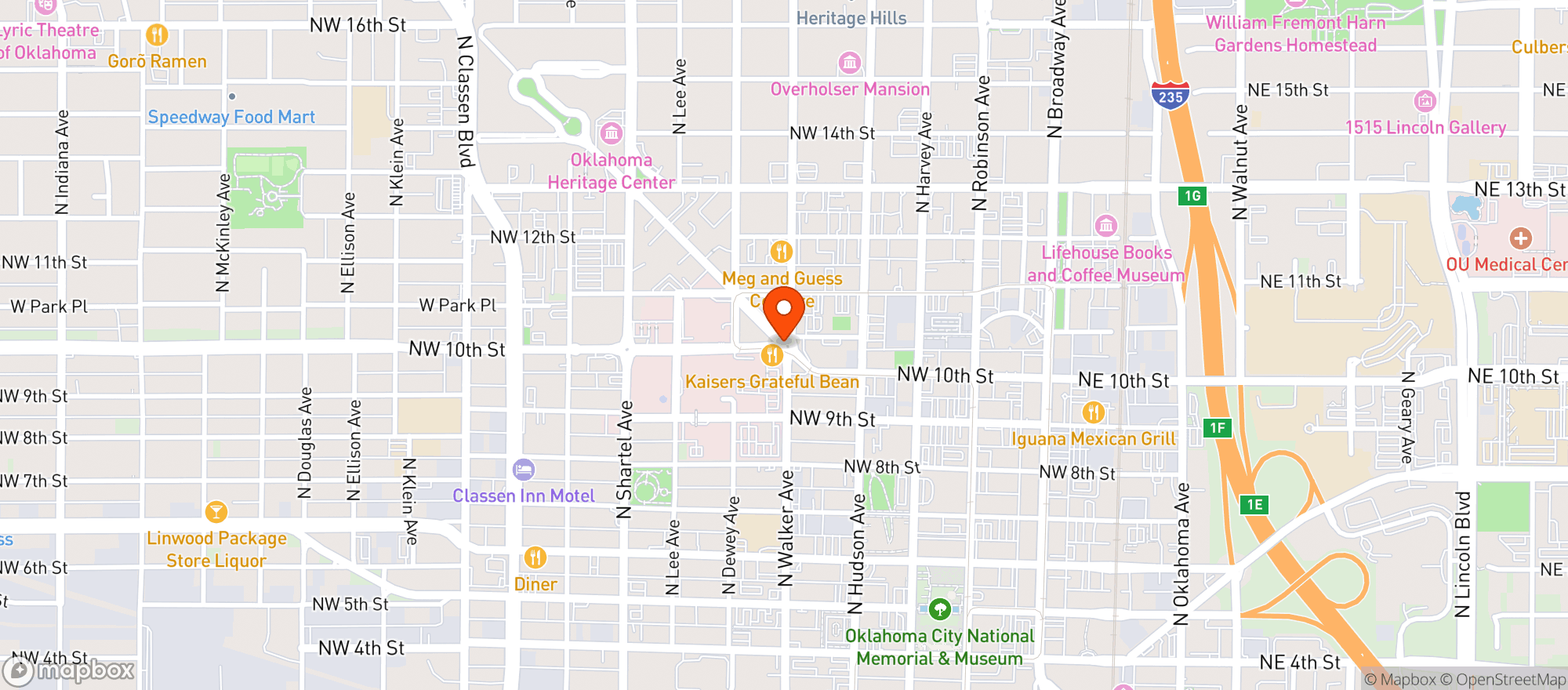 Map showing Barkeep Supply