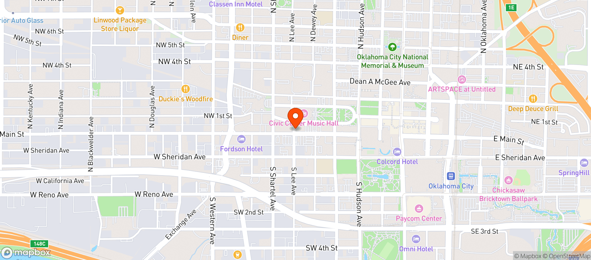 Map showing Bar Arbolada