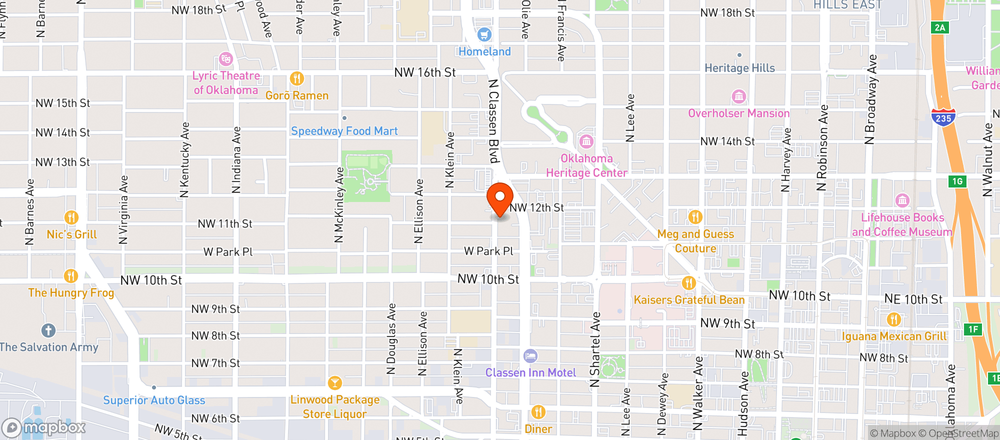 Map showing Good Times