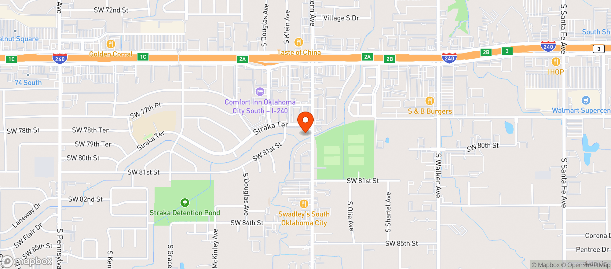 Map showing Vape King Smoke Shop