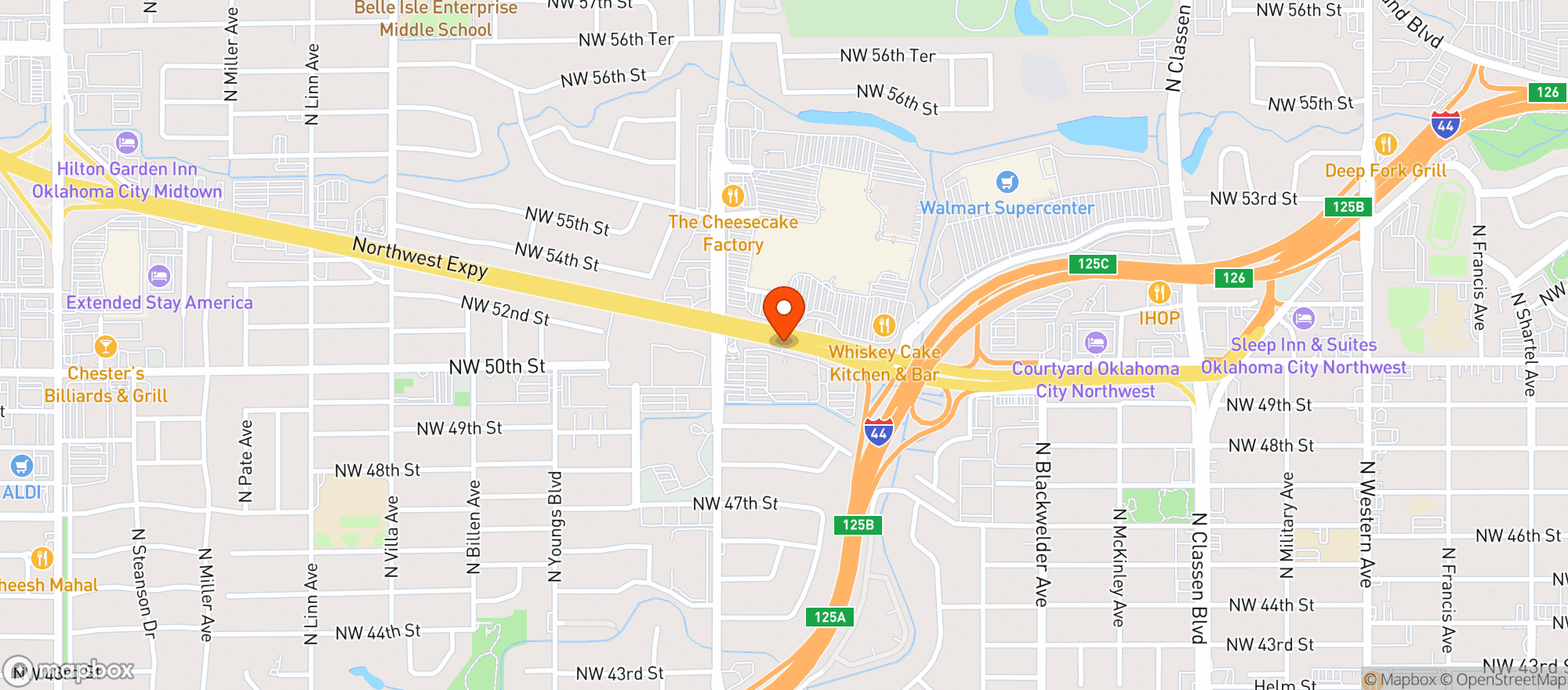 Map showing Beam Live