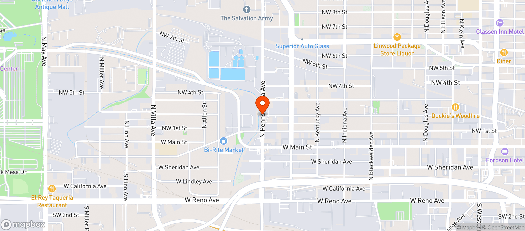 Map showing Cheesecake Factory #117