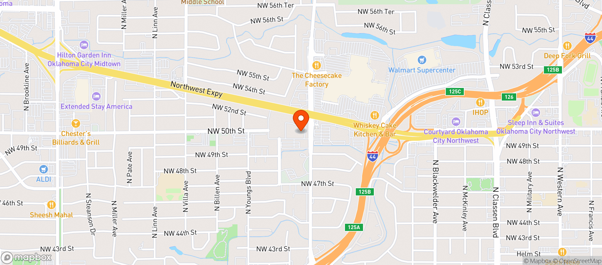 Map showing Tommy Bahama